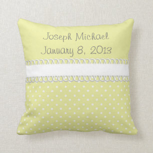 Baby Shower in Yellow Cushion