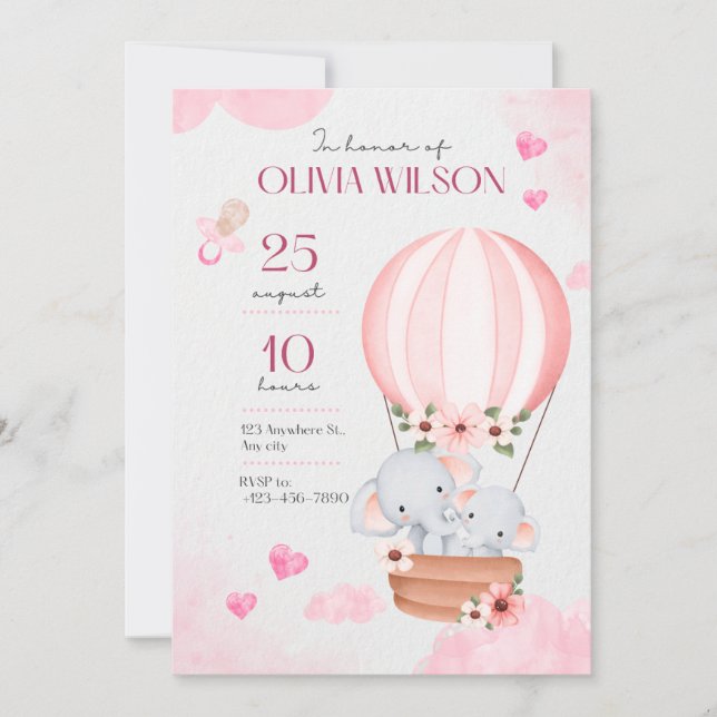 Baby Shower Invitation (Front)
