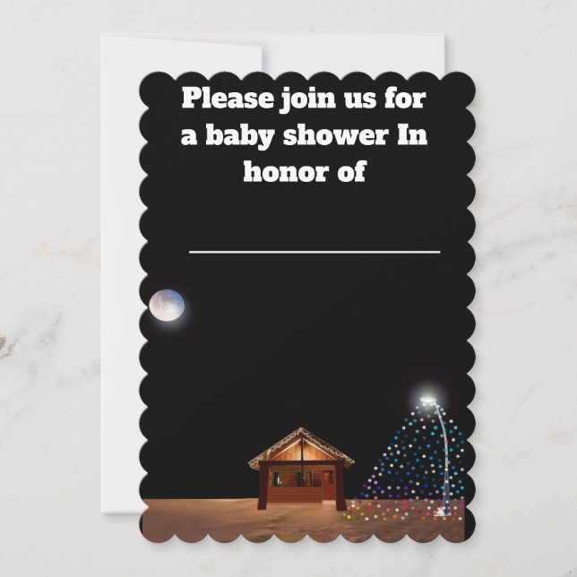 Baby Shower Invitation  (Front)