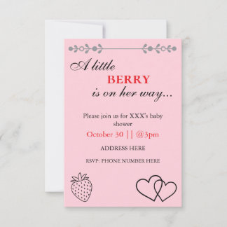 Baby Shower Invitation