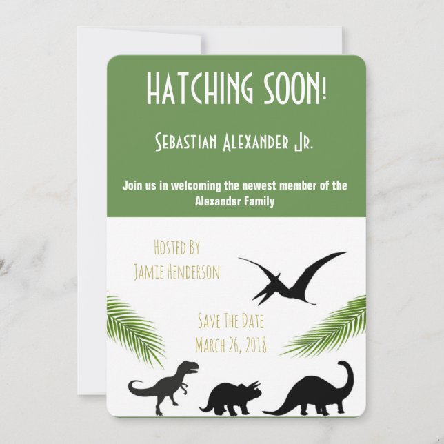 Baby Shower Invitation (Front)