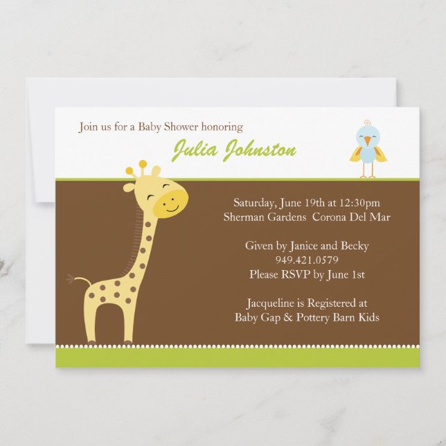 Baby Shower Invitation (Front)
