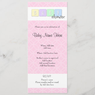 Baby shower invitation