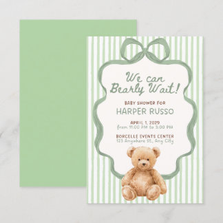 Baby shower invitation