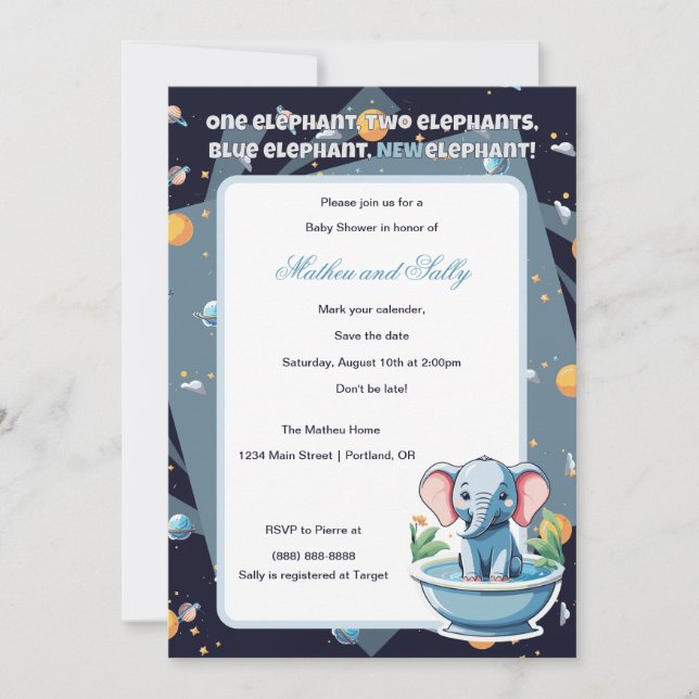 baby Shower  Invitation (Front)