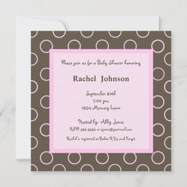 Baby Shower Invitation (Front)