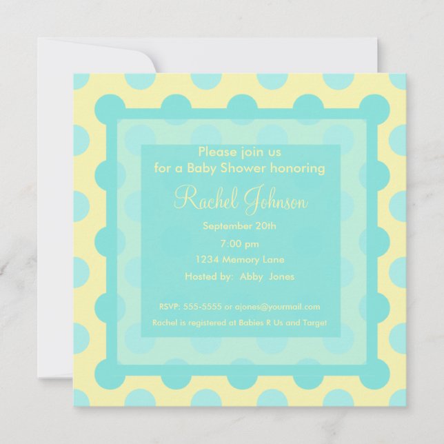 Baby Shower Invitation (Front)