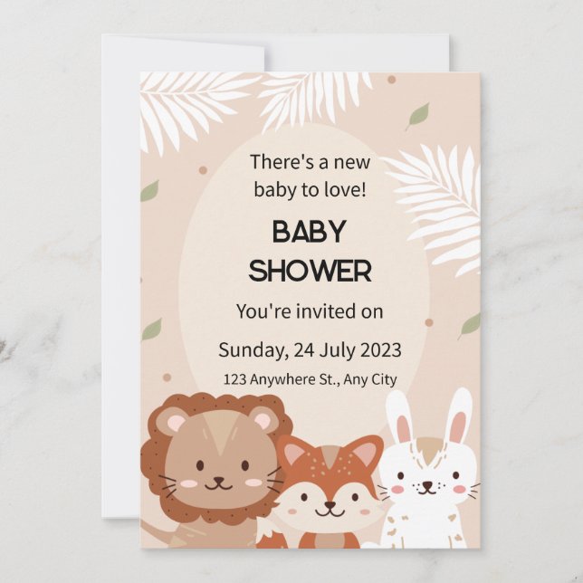 Baby Shower Invitation (Front)