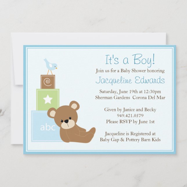 Baby Shower Invitation (Front)