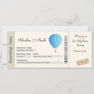 Baby Shower Invitation, Adventure Awaits Invitation