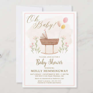 Baby Shower Invitation Baby Girl