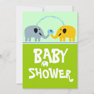 Baby Shower Invitation-Boy Invitation