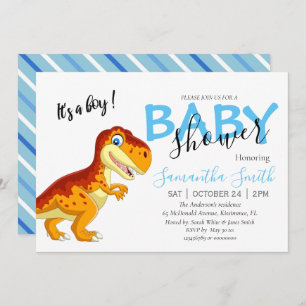 Baby Shower invitation, boy Invitation