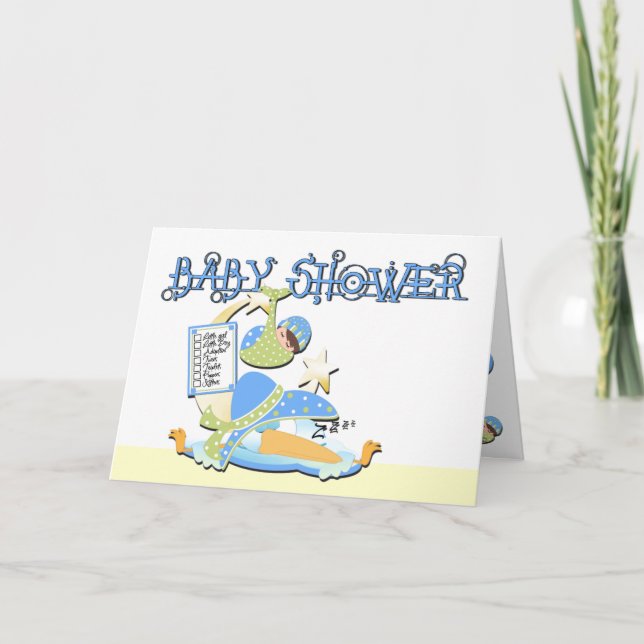 Baby Shower Invitation Card (Front)