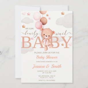 Baby Shower Invitation Card Girl