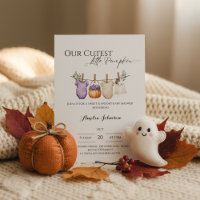 Baby Shower Invitation • Cutest Little Pumpkin