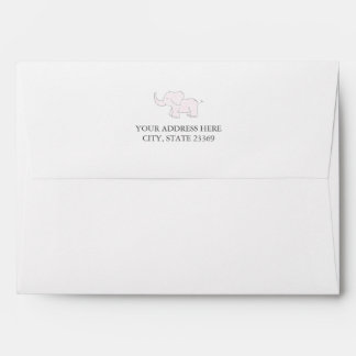 Baby Shower Invitation envelopes - Girl
