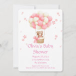 BABY SHOWER INVITATION FOR GIRLS IN PINK<br><div class="desc">BABY SHOWER INVITATION FOR GIRLS IN PINK DESIGN,  TEDDY BEAR DESIGN</div>