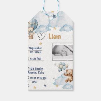 Baby Shower Invitation Gift Tags