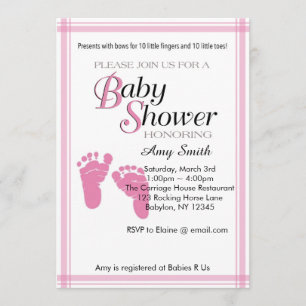 Baby Shower Invitation - girl