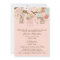 Baby Shower Invitation - Hanging Cages & Jars Pink