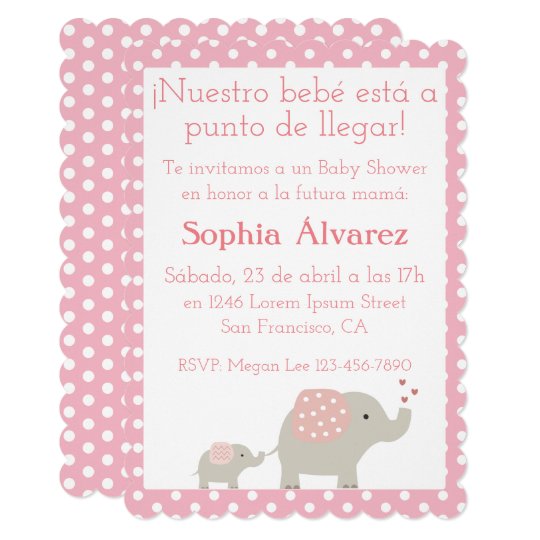 Baby Shower Invitation Invitacion Para Baby Shower Invitation