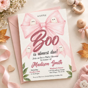 Baby shower invitation "Little Ghost Coming Soon"