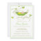 Baby Shower Invitation - Neutral Pea in a Pod