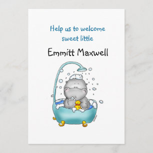 Baby Shower Invitation - Personalise with Name