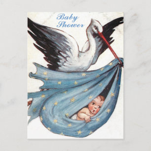 BABY SHOWER INVITATION POSTCARD