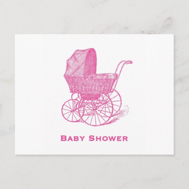 Baby Shower Invitation Postcard (Front)