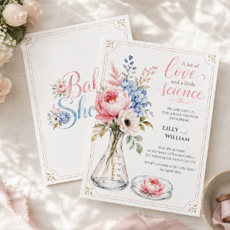 Baby Shower Invitation that Highlights IVF Journey