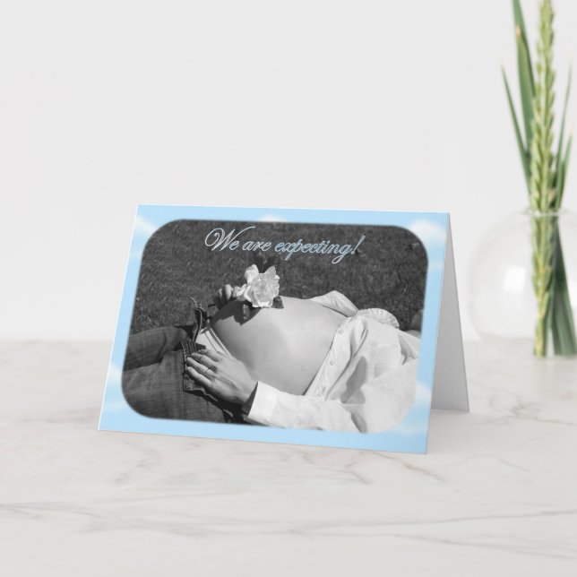 Baby shower invitation We are expecting (Front)