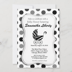 Baby Shower Invitation Zebra