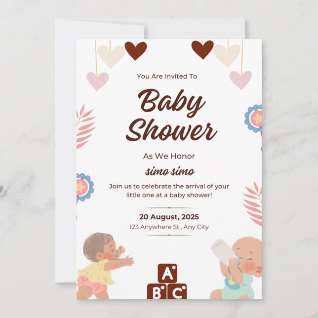 Baby Shower Invitations (Front)