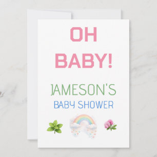 Baby Shower Invitations Enclosure Cards Signs   De