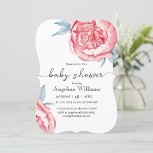 Baby shower Invitations Flowers