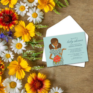 Baby Shower Invitations for African American Women