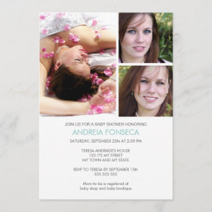 Baby Shower Invitations with Personal Photos: Boy