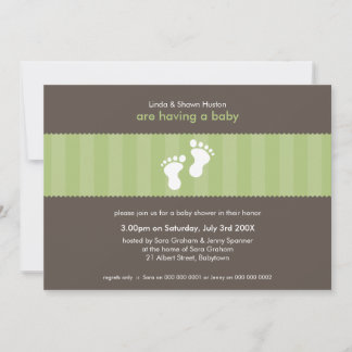 BABY SHOWER INVITES :: happy feet 13L