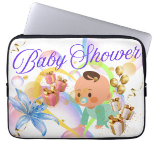 Baby Shower Laptop Sleeve