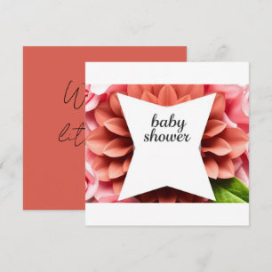 Baby Shower – Little Miracle Celebration Invitation
