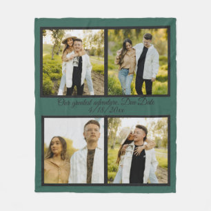 Baby Shower Memory Blanket Baby Announcement Gift