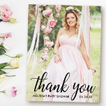 Baby Shower Modern Thank You Photo Postcard<br><div class="desc">Baby Shower Modern Thank You Photo Postcard</div>