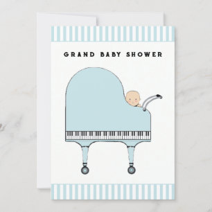Baby Shower Music Theme Invitation