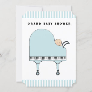 Baby Shower Music Themed Invitations