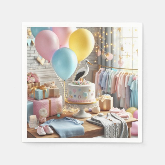 Baby Shower Napkin (Front)
