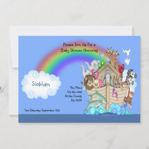 Baby Shower Noahs Ark Invitation