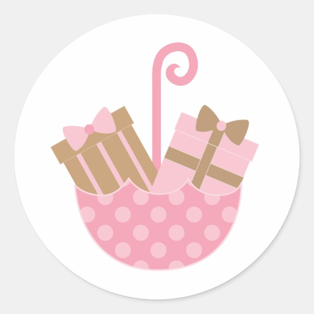 Baby Shower or Bridal Shower Stickers (Front)