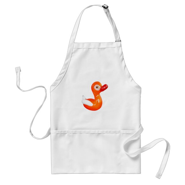 Baby Shower Orange duckling Standard Apron (Front)